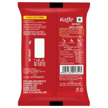 Kaffe Pure Instant Coffee 50 g (Buy 1 Get 1)